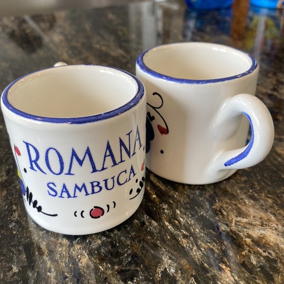 Vintage Kitchen Vintage 2 Ceramic Espresso Cups Deruta Romana